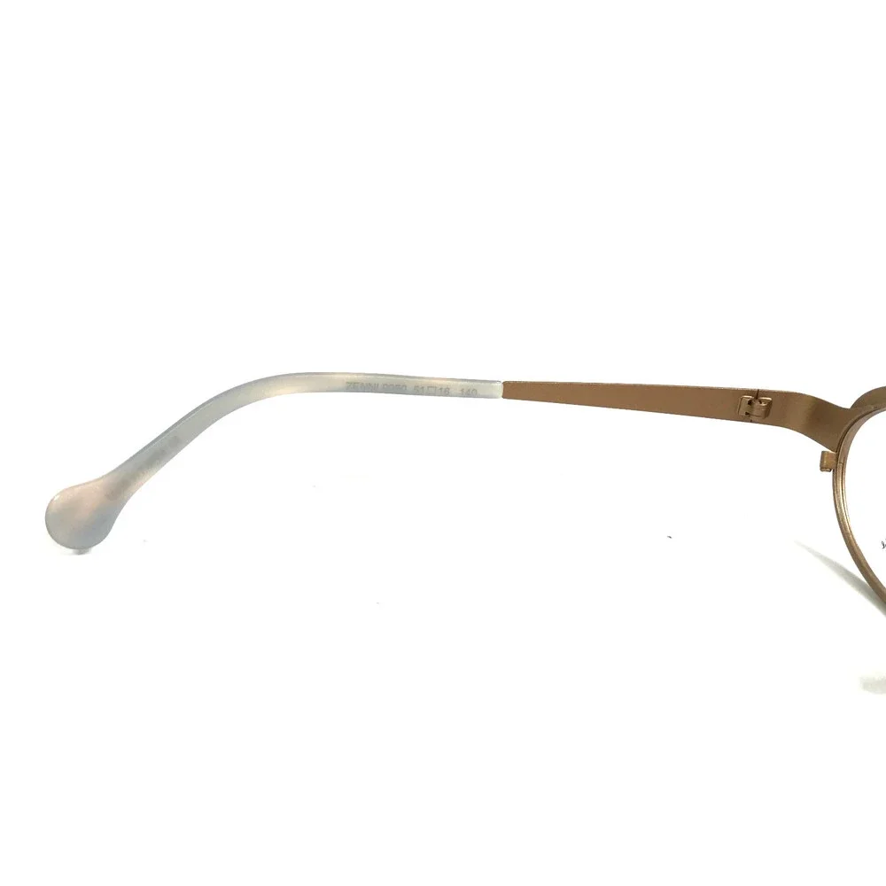 BOZ Eyeglasses Frames ZENNI 0050 Matte Black Gold Strass Crystals 51-16-140